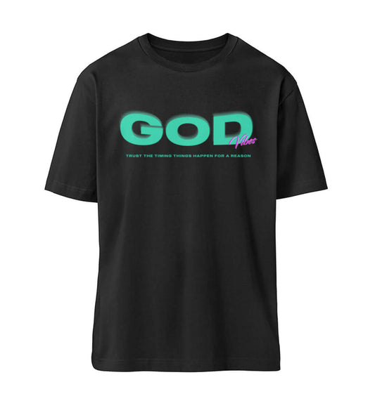 'TRUST THE TIMING' OVERSIZED TEE - GODVIBES