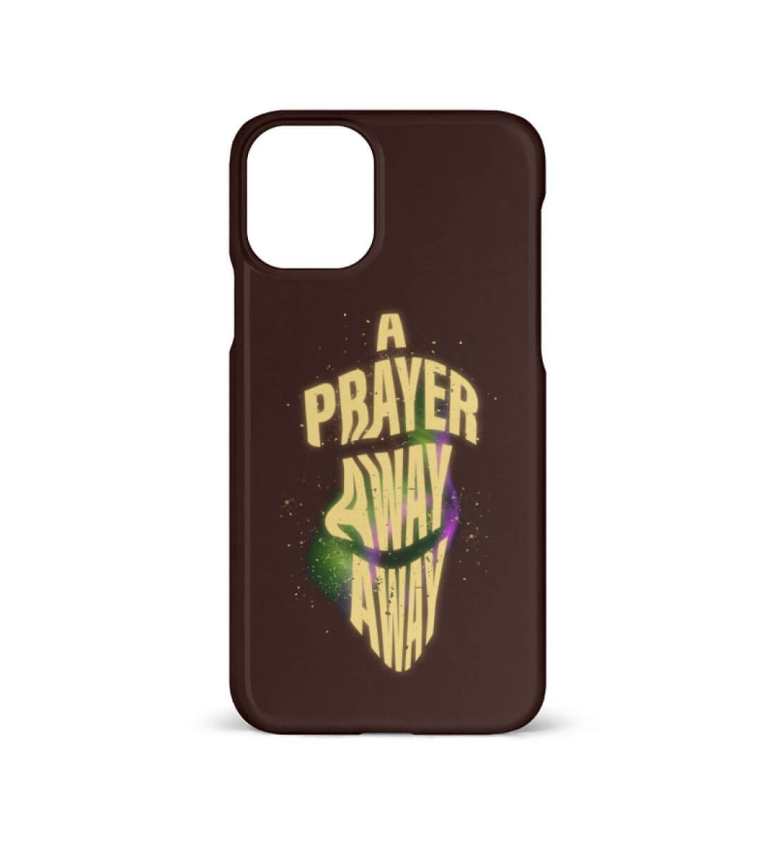 A PRAYER AWAY AWAY | - iPhone 11 Handyhülle - GODVIBES