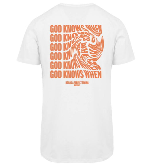 GOD KNOWS WHEN | - Herren Long Tee - GODVIBES