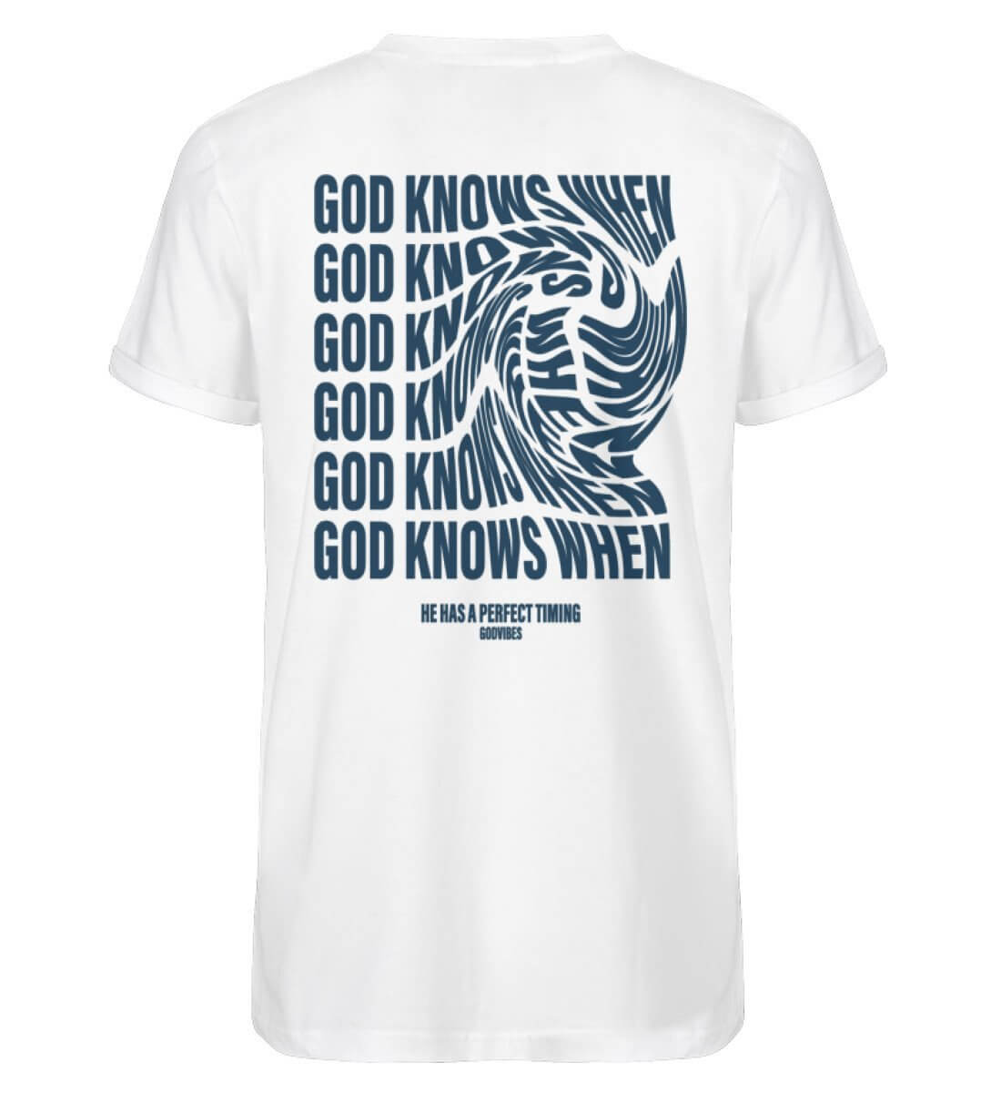 GOD KNOWS WHEN | - Herren RollUp Shirt - GODVIBES