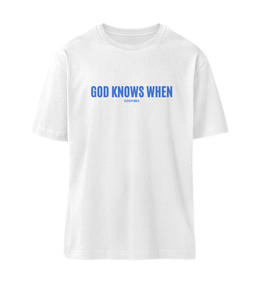 'GOD KNOWS WHEN` OVERSIZED TEE - GODVIBES