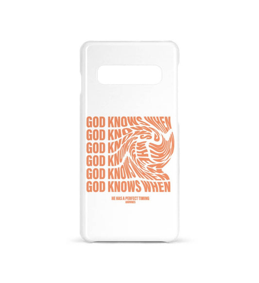 GOD KNOWS WHEN | - Samsung Galaxy S10 Handyhülle - GODVIBES