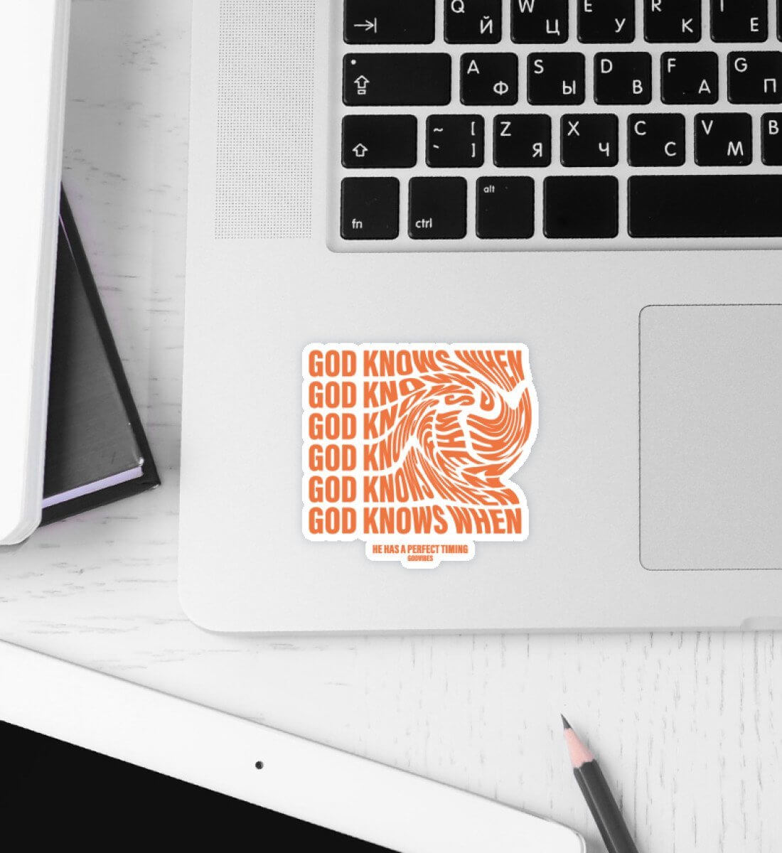 GOD KNOWS WHEN | Sticker - GODVIBES