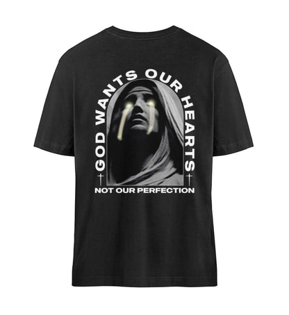 'GOD WANTS OUR HEARTS' OVERSIZED TEE - GODVIBES