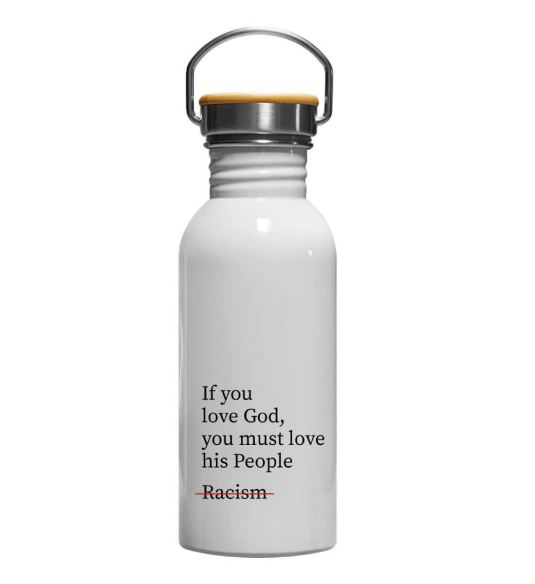 IF YOU LOVE GOD | Edelstahl-Trinkflasche - GODVIBES