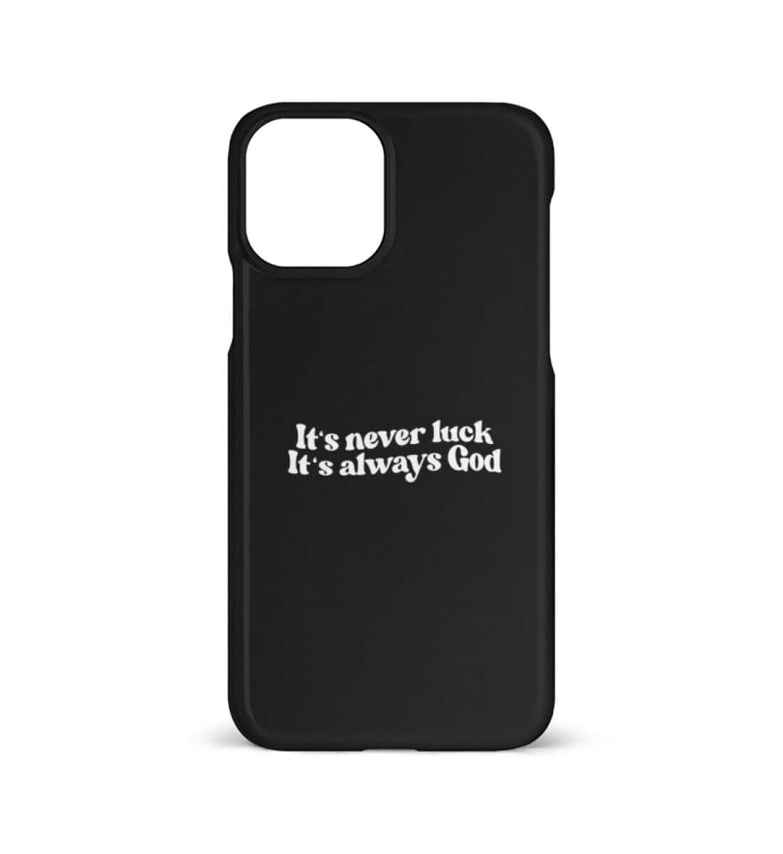 'IT'S NEVER LUCK IT'S ALWAYS GOD' - iPhone 11ProMax Handyhülle - GODVIBES