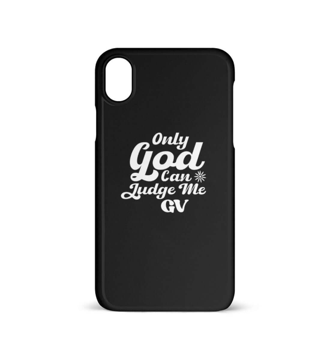'ONLY GOD CAN JUDGE ME' - iPhone XR Handyhülle - GODVIBES