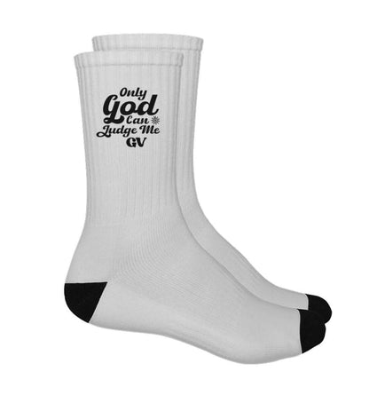 'ONLY GOD CAN JUDGE ME' - Logo Socken - GODVIBES