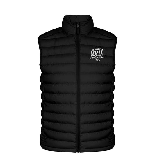 'ONLY GOD CAN JUDGE ME' QUILTED VEST - GODVIBES