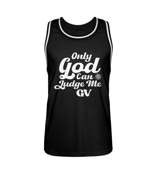 'ONLY GOD CAN JUDGE ME' - Unisex Basketball Trikot - GODVIBES