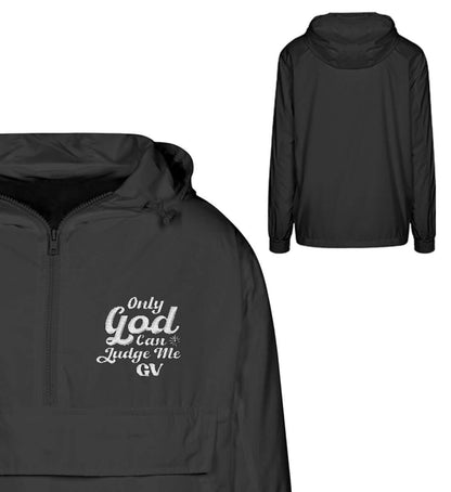 'ONLY GOD CAN JUDGE ME' WINDBREAKER - GODVIBES