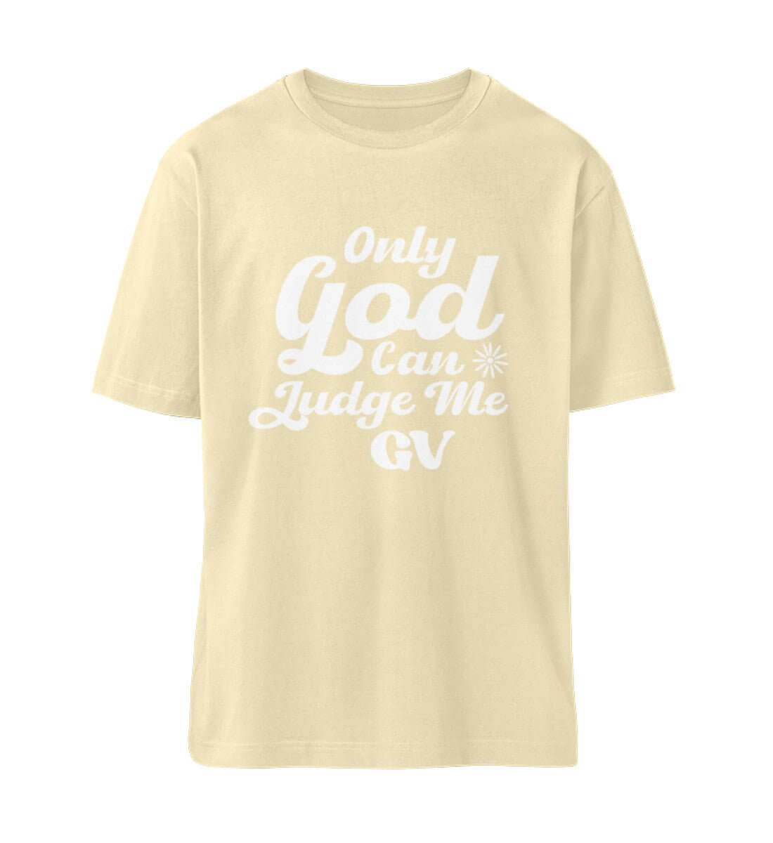 'ONLY GOD CAN JUGDE ME' - Fuser Relaxed Shirt ST/ST - GODVIBES
