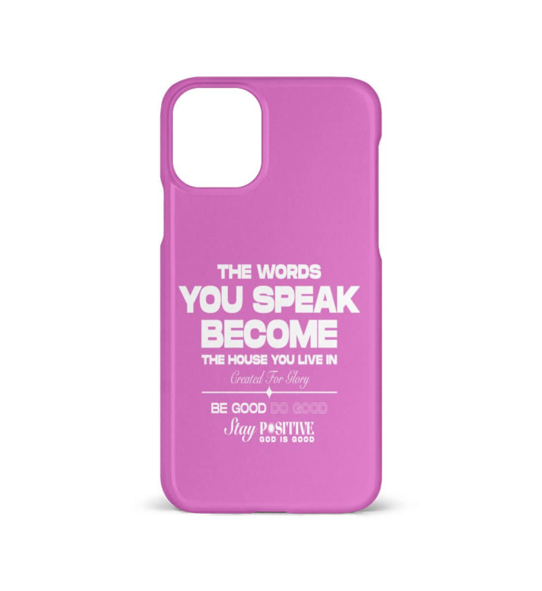 'THE WORDS YOU SPEAK' - iPhone 11 Handyhülle - GODVIBES