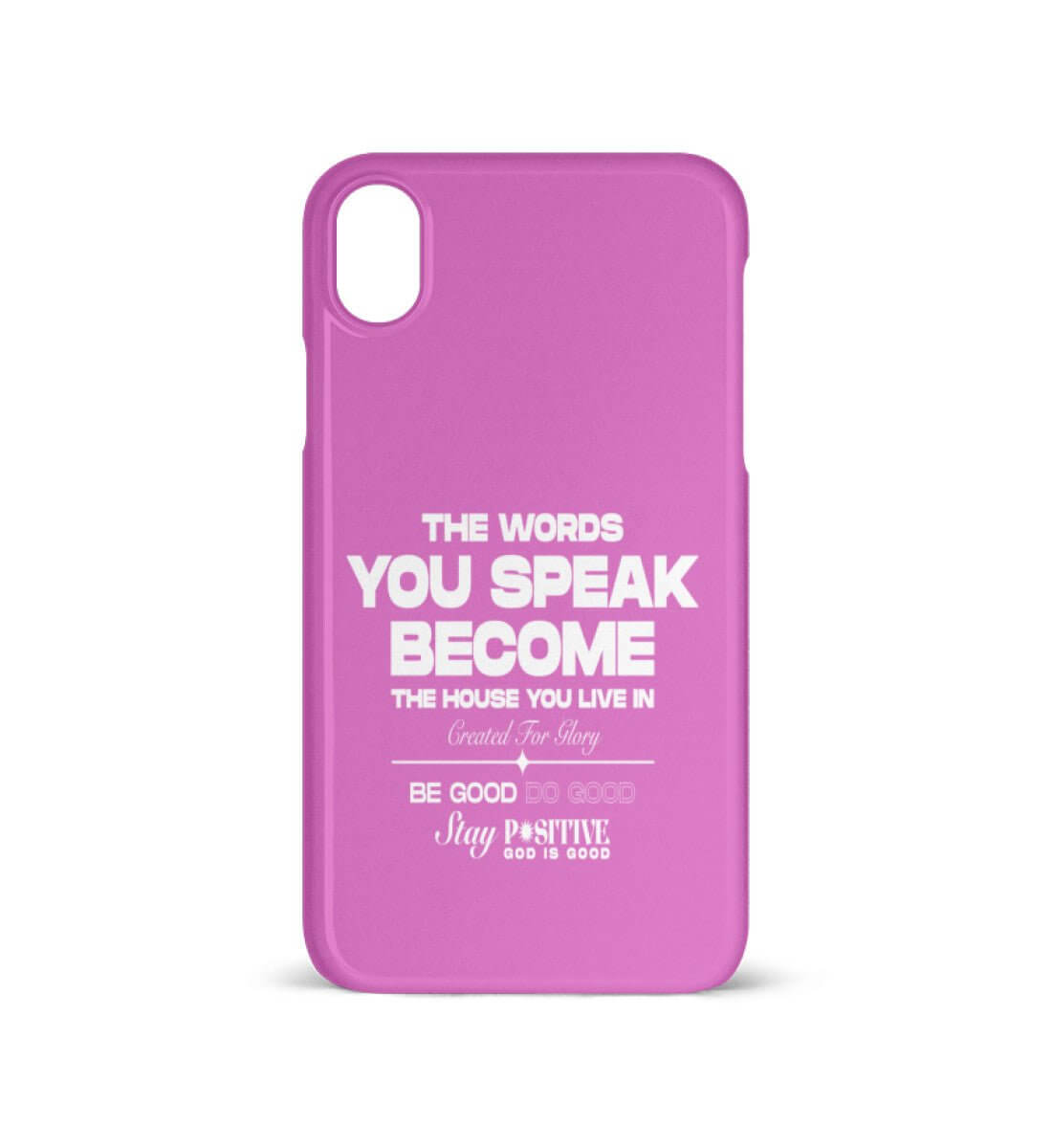 'THE WORDS YOU SPEAK' - iPhone XR Handyhülle - GODVIBES