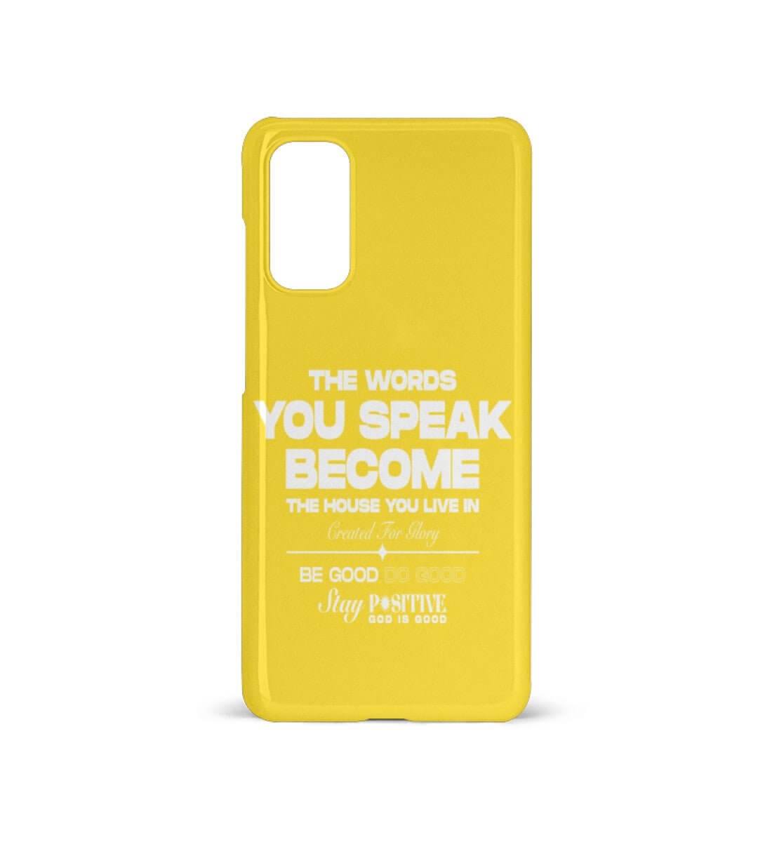 'THE WORDS YOU SPEAK' - Samsung Galaxy S20 Handyhülle - GODVIBES
