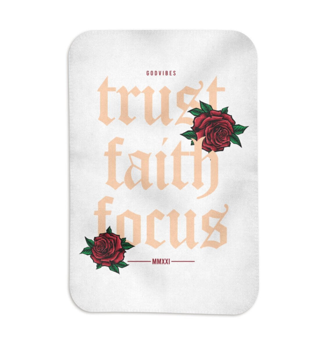 TRUST FAITH FOCUS | Fleecedecke - GODVIBES
