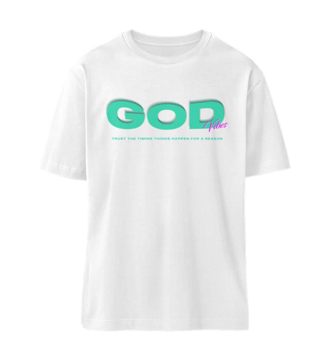 'TRUST THE TIMING' OVERSIZED TEE - GODVIBES
