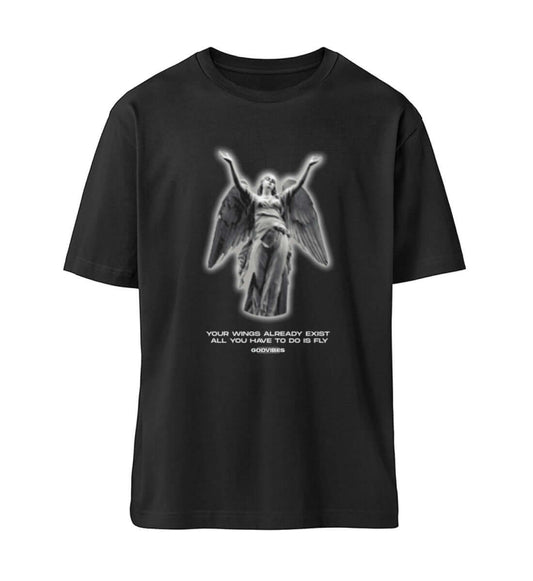 'YOUR WINGS' OVERSIZED TEE - GODVIBES